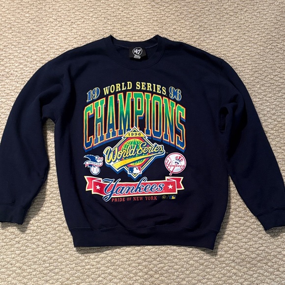 47 Other - Vintage 1996 New York Yankees Blue World Series Champions Crewneck Size Large